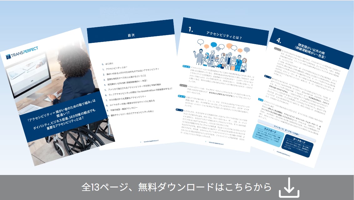 ダイバーシティ、ビジネス促進、SEO対策の観点でも 重要なアクセシビリティとは？