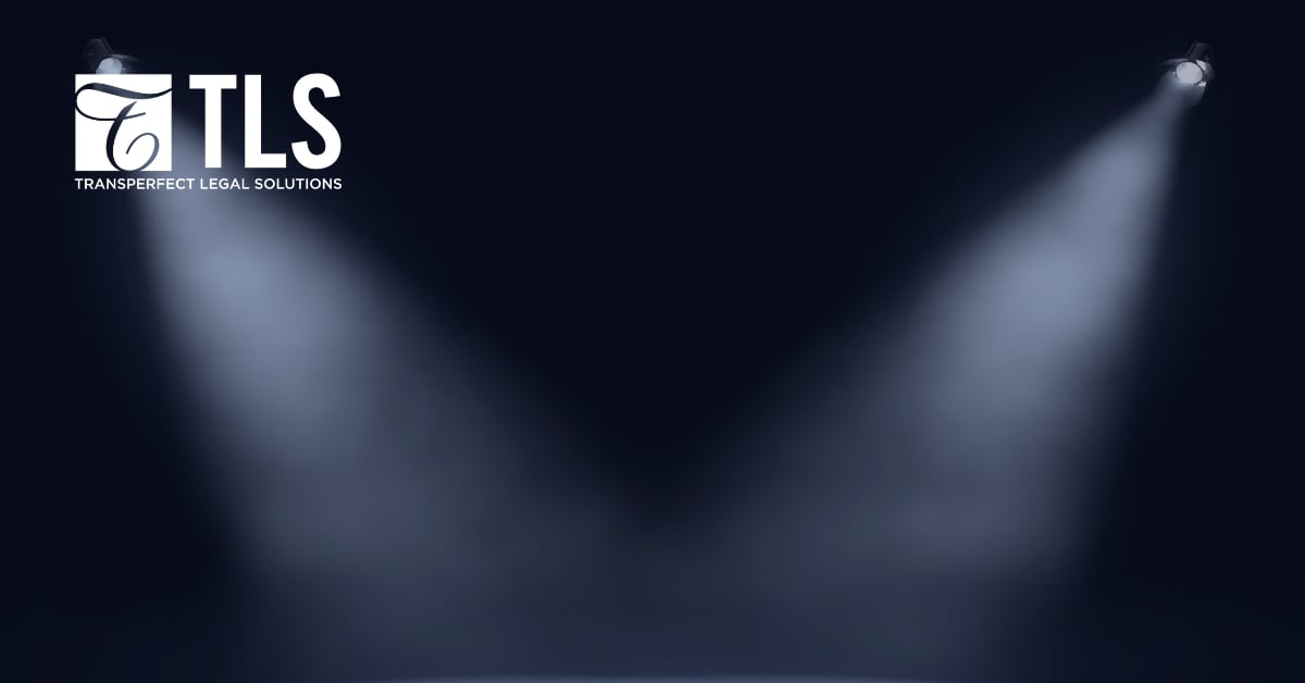 Navy Blue Background with Lights on Left and Right side